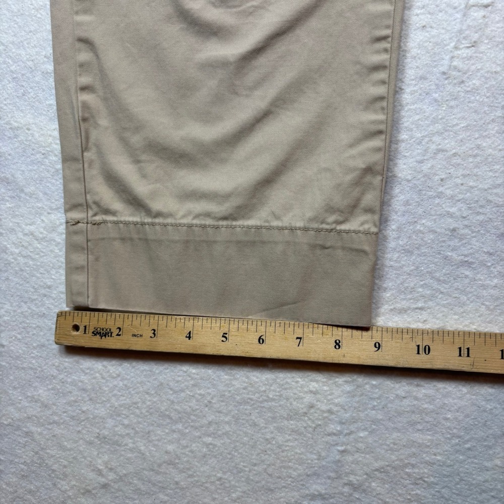 Gap Favorite Khaki Capri Pants Tan Beige 100% Cotton Cropped Chinos Size 6 #375 - Picture 6 of 12